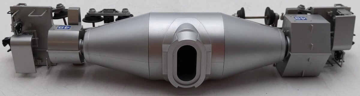 MTH 20-98202 O Gauge Silver Hot Metal Car #49 EX