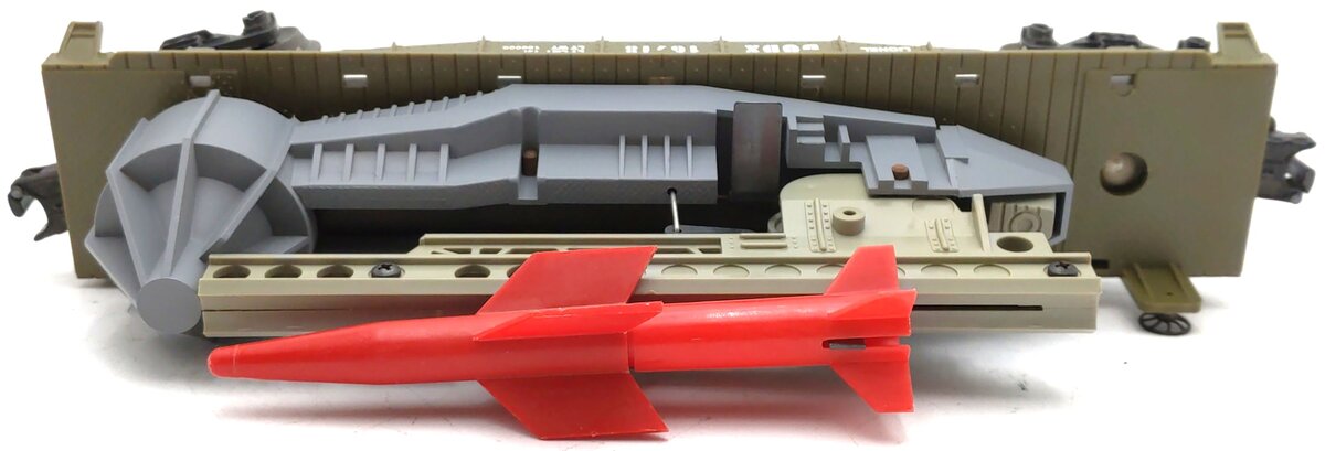 Lionel 6-16718 O Gauge U.S. Marine Corps Missile-Launching Car VG