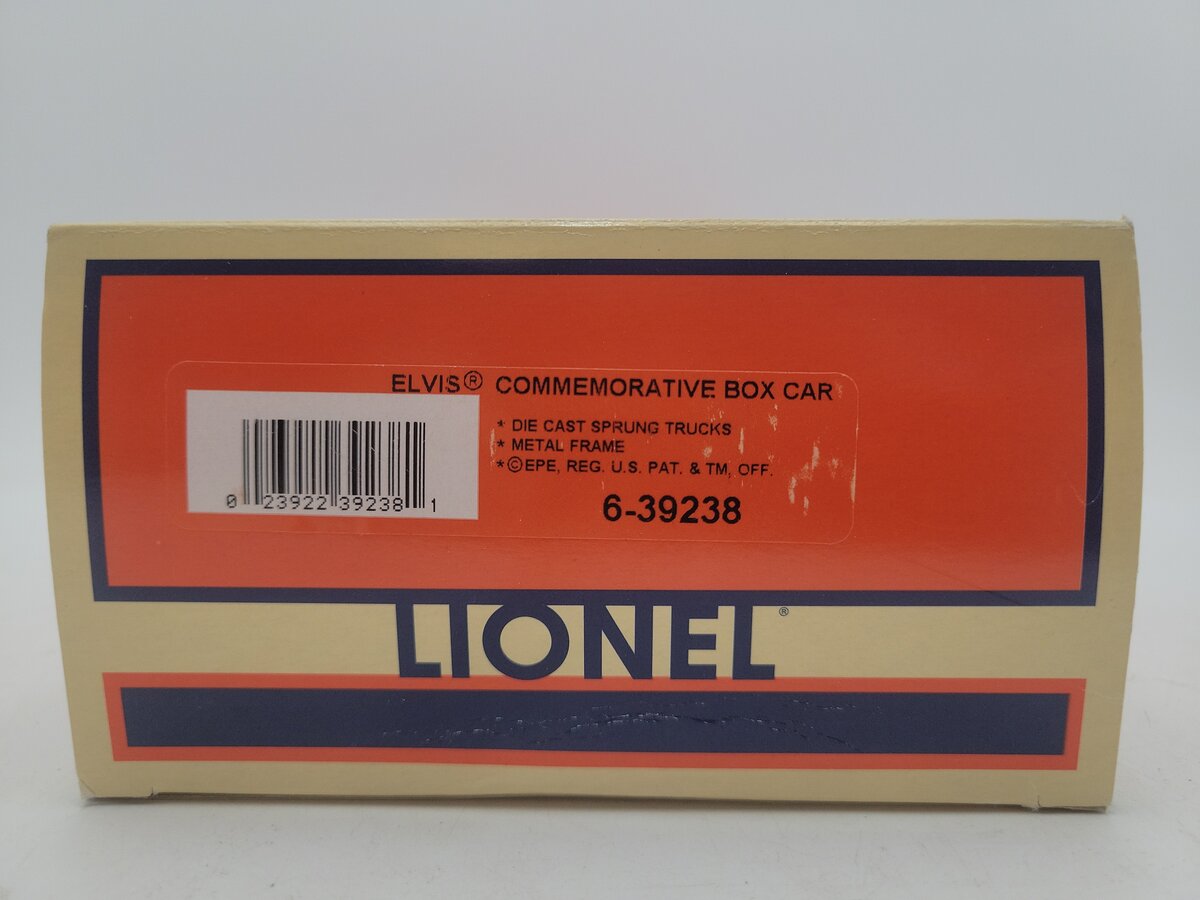 Lionel 6-39238 O Gauge Elvis Presley Commemorative Boxcar EX/Box