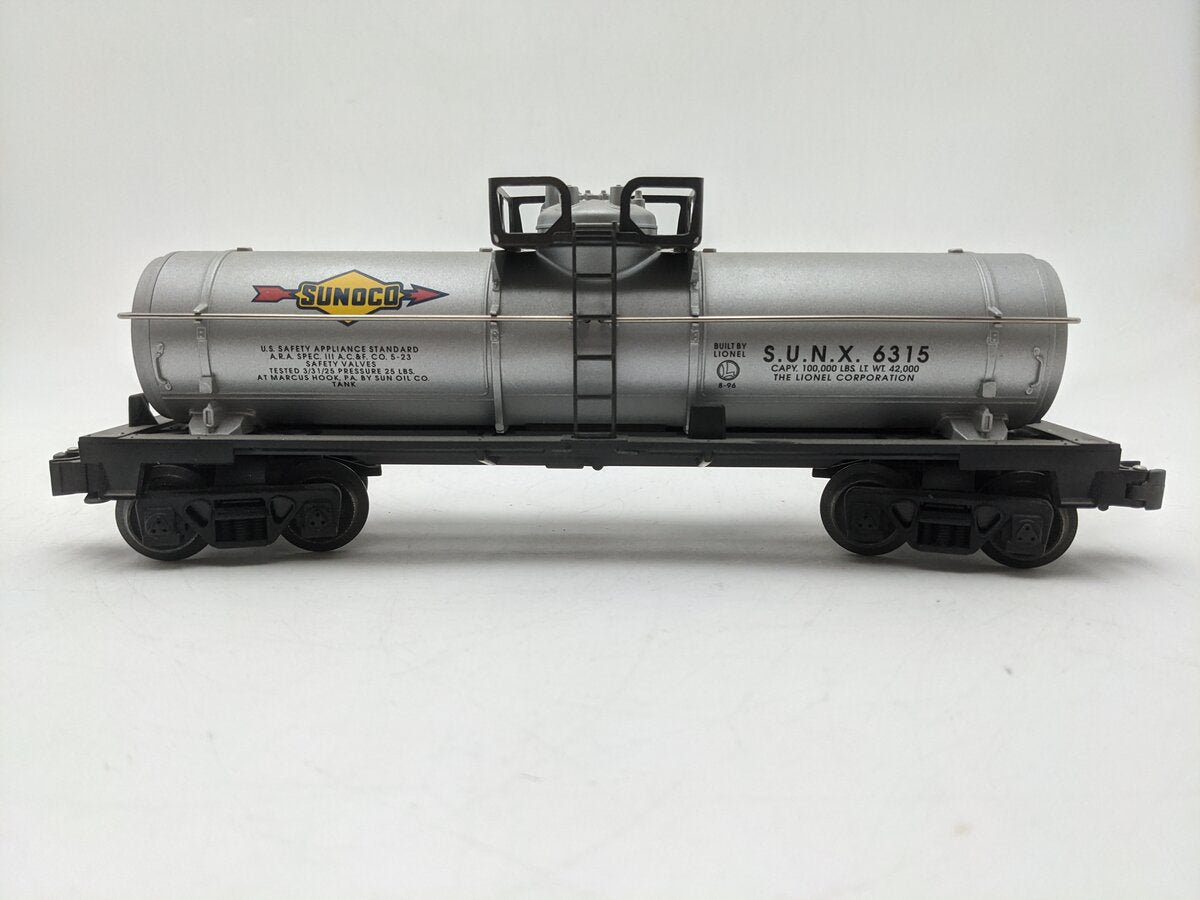 Lionel 6-16158 Sunoco Single Dome Tank Car #6315 EX