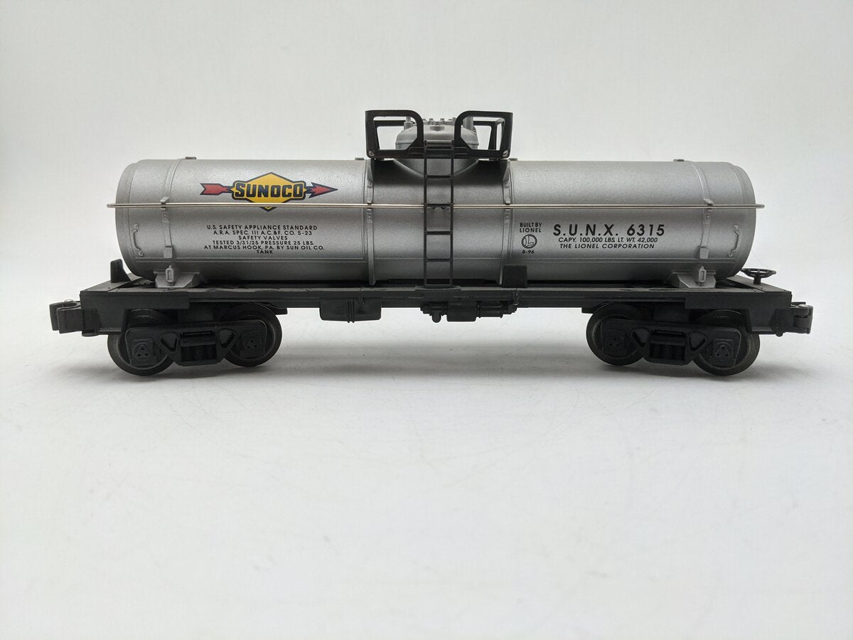 Lionel 6-16158 Sunoco Single Dome Tank Car #6315 EX