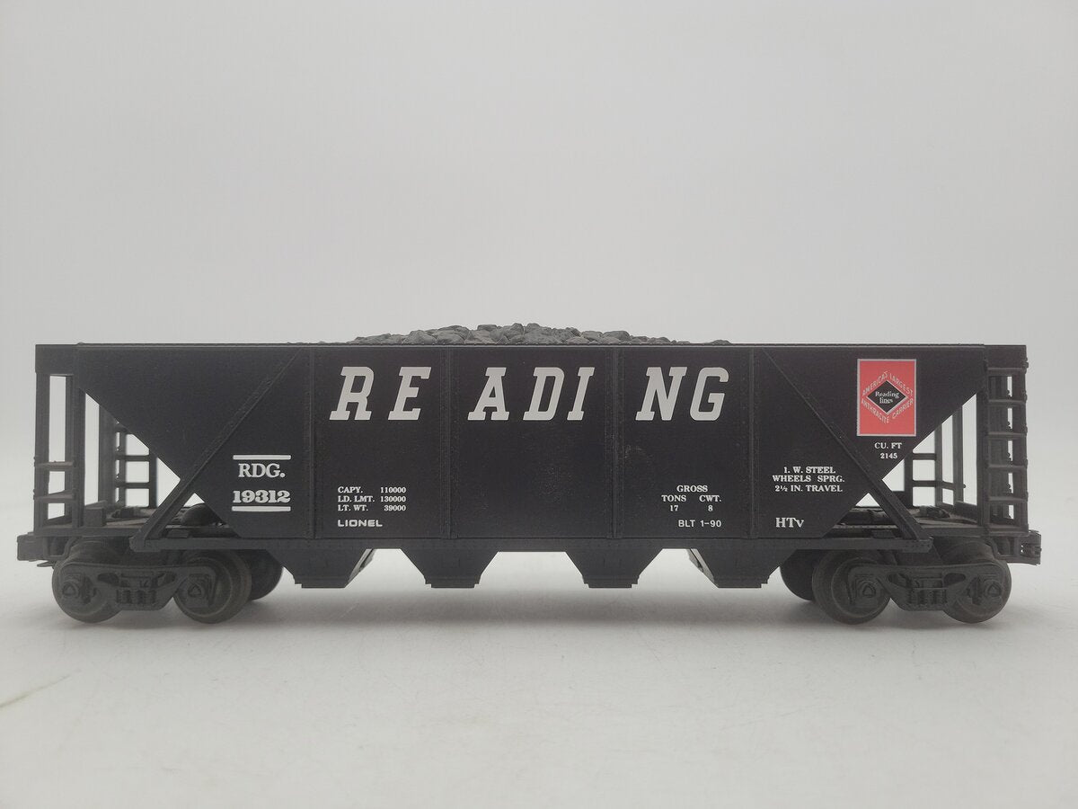 Lionel 6-19312 O Gauge Reading Hopper with Coal Load EX