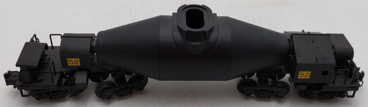 MTH 20-98201 O Gauge 4-Truck Black Hot Metal Car #52 EX