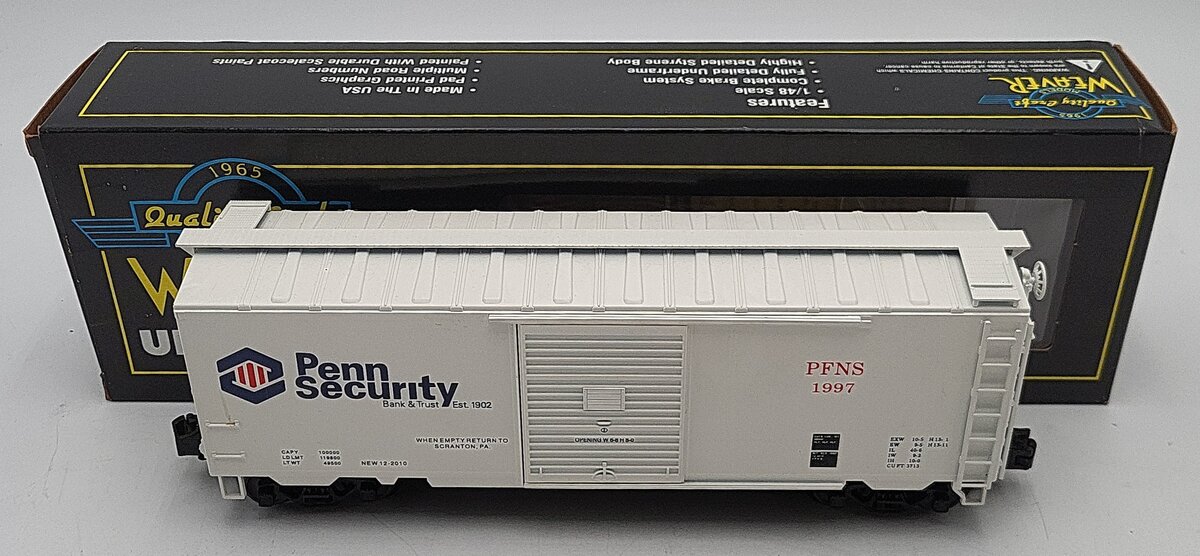 Weaver 2010 Weaver Penn Security Box Car #1997 LN/Box