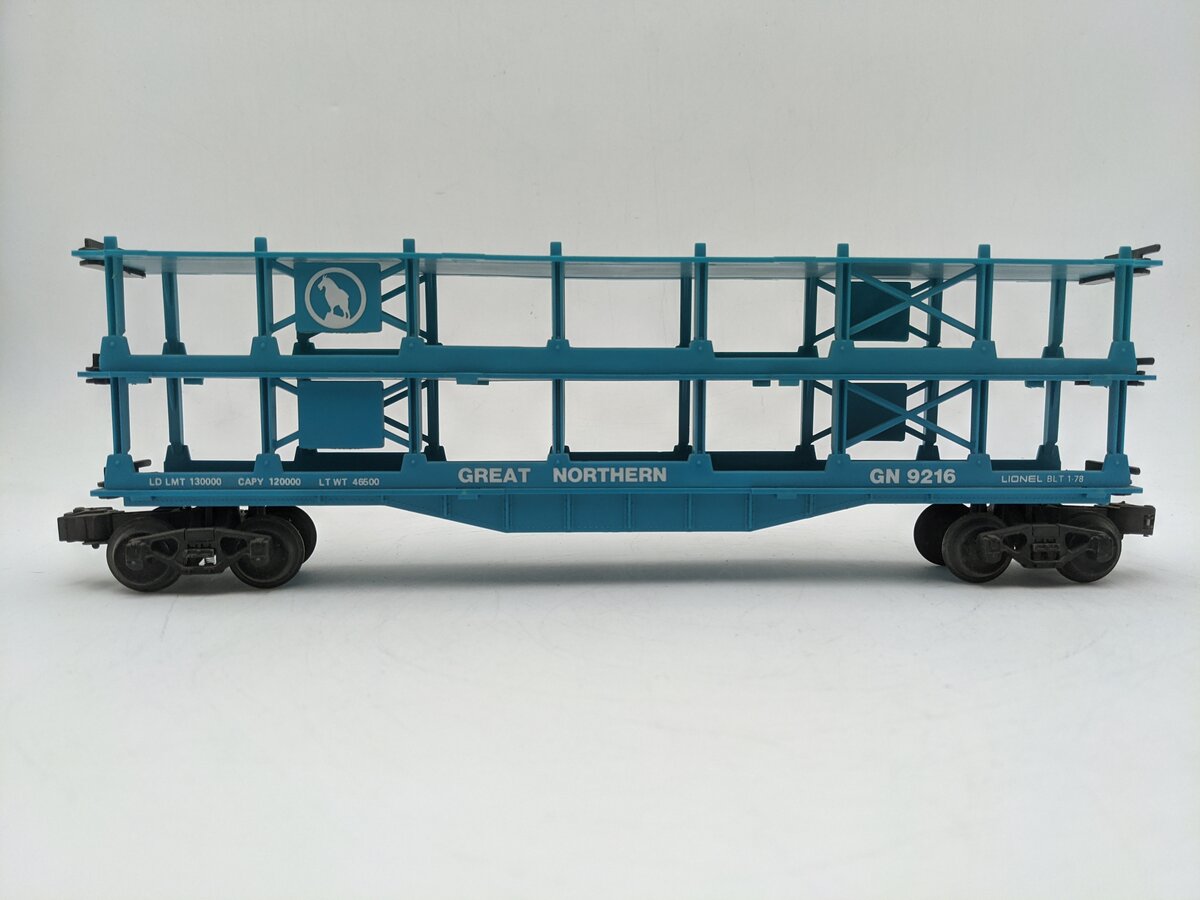 Lionel 6-9216 O Gauge Great Northern 3-Tier Auto Carrier EX