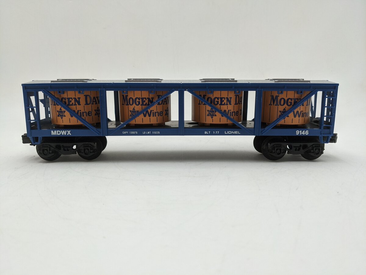 Lionel 6-9146 O Gauge Mogen David Wine Car EX/Box