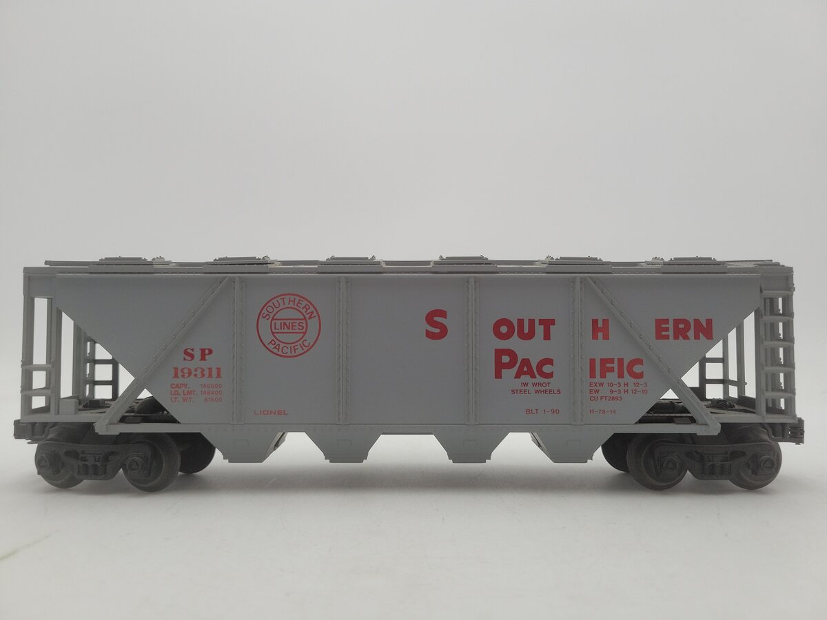 Lionel 6-19311 O Gauge Southern Pacific Covered Quad Hopper EX