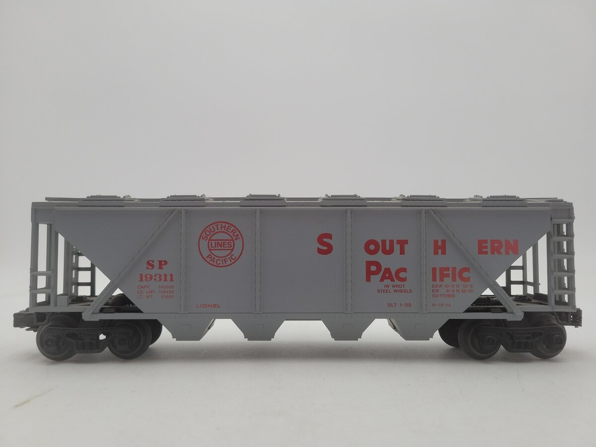 Lionel 6-19311 O Gauge Southern Pacific Covered Quad Hopper EX