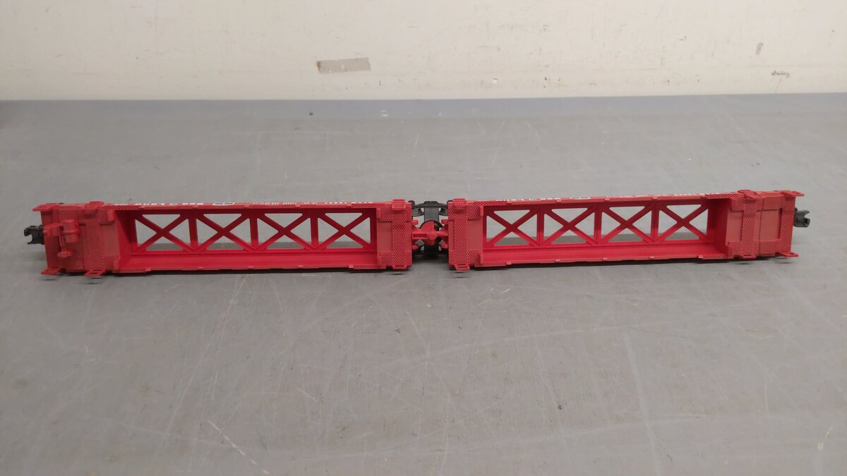 Lionel 6-16322 O Gauge TTUX Flatcar with 4 Sealand Trailers EX/Box