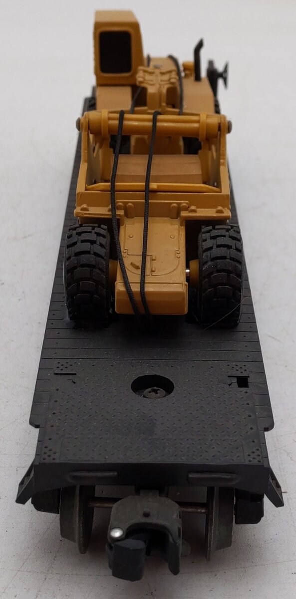 Lionel 6-16954 O Gauge New York Central Flatcar with ERTL Scraper #6424 VG