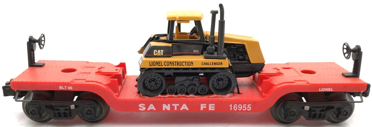 Lionel 6-16955 O Gauge Santa Fe Flatcar with Ertl Challenger EX