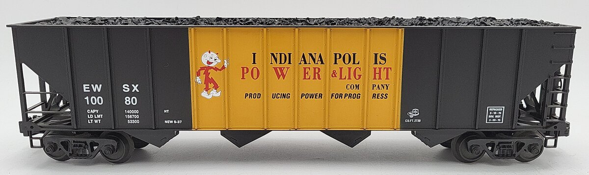 Weaver MSHIP12LD O Indianapolis Power & Light 4-Bay High Side Hopper - 3 Rail LN