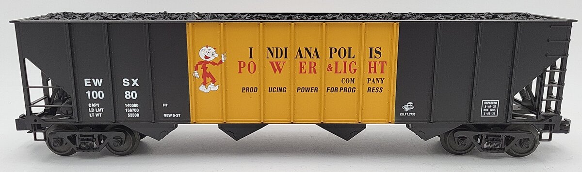 Weaver MSHIP12LD O Indianapolis Power & Light 4-Bay High Side Hopper - 3 Rail LN