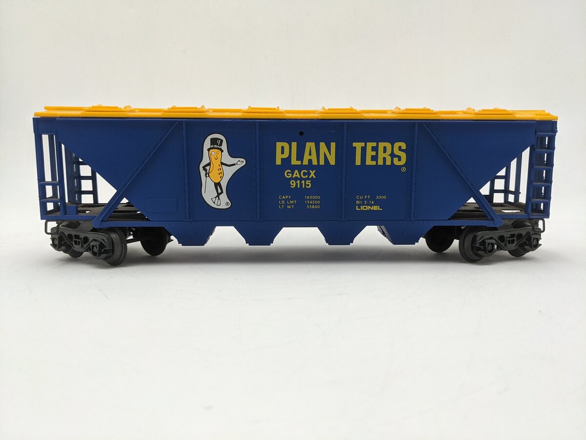 Lionel 6-9115 O Gauge Planters 4-Bay Billboard Hopper EX