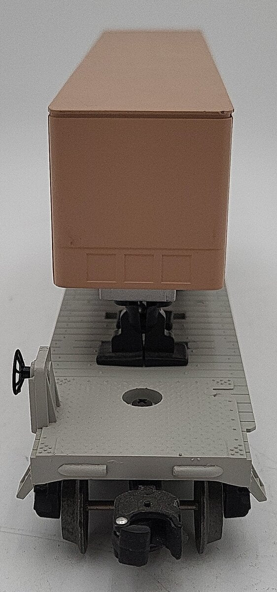 Lionel 6-16924 O Gauge Lionel Flatcar #6424 with Lionel Corporation Trailer EX