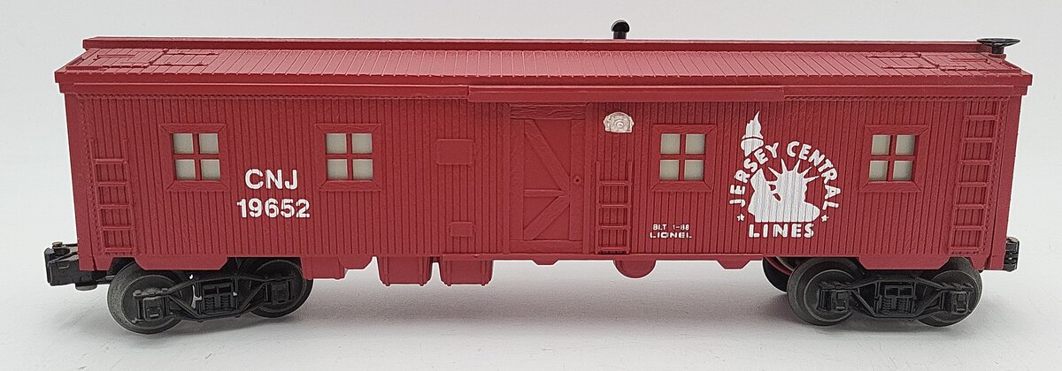 Lionel 6-19652 O Gauge Jersey Central Bunk Car EX