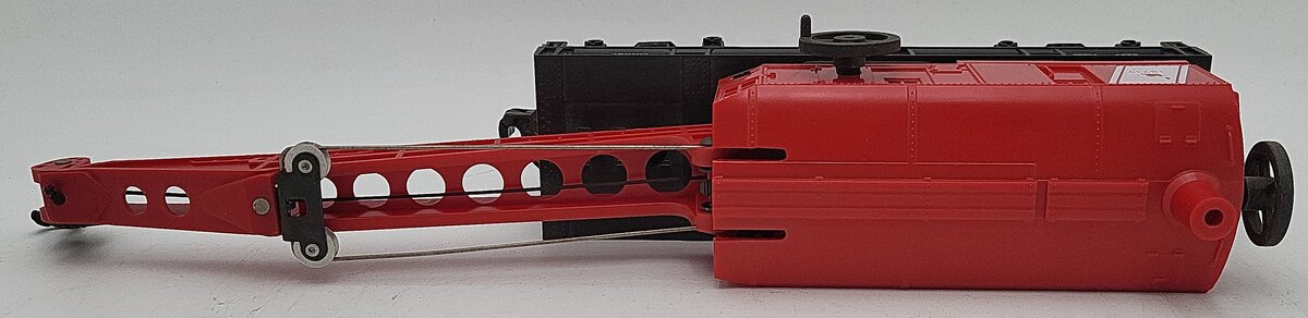 Lionel 6-16717 O Gauge Jersey Central Four Wheel Crane Car EX