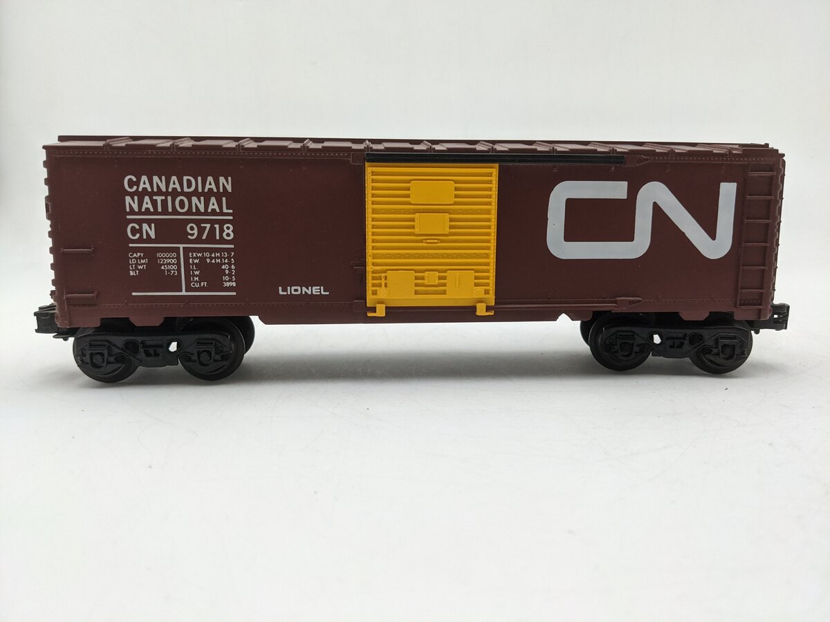 Lionel 6-9718 O Gauge Canadian National Box Car #9718 EX