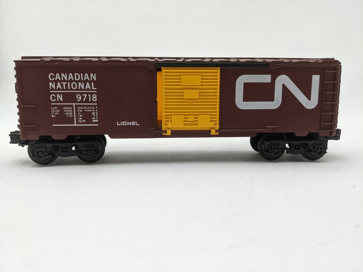 Lionel 6-9718 O Gauge Canadian National Box Car #9718 EX