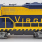 Lionel 6-8072 O Virginian SD18 Non-Powered Dummy Diesel Locomotive EX