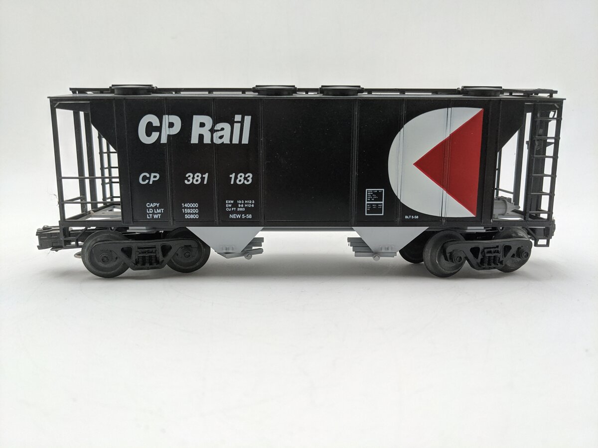 Williams 47620 O CP Rail Quad Hopper #381183 VG