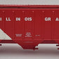 Weaver O Gauge BN Illinois Grain Corp. 3-Bay Covered Hopper #463659 EX