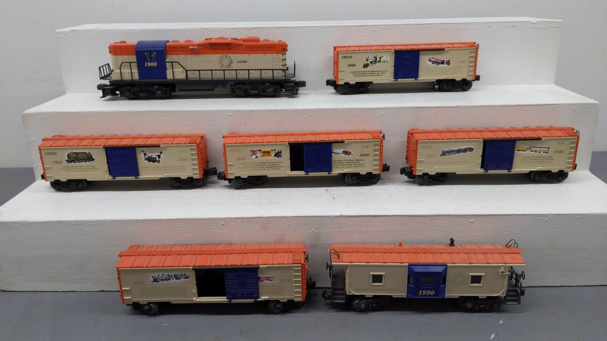 Lionel 6-11715 O Gauge 90th Anniversary Diesel Train Set with Railsounds VG/Box