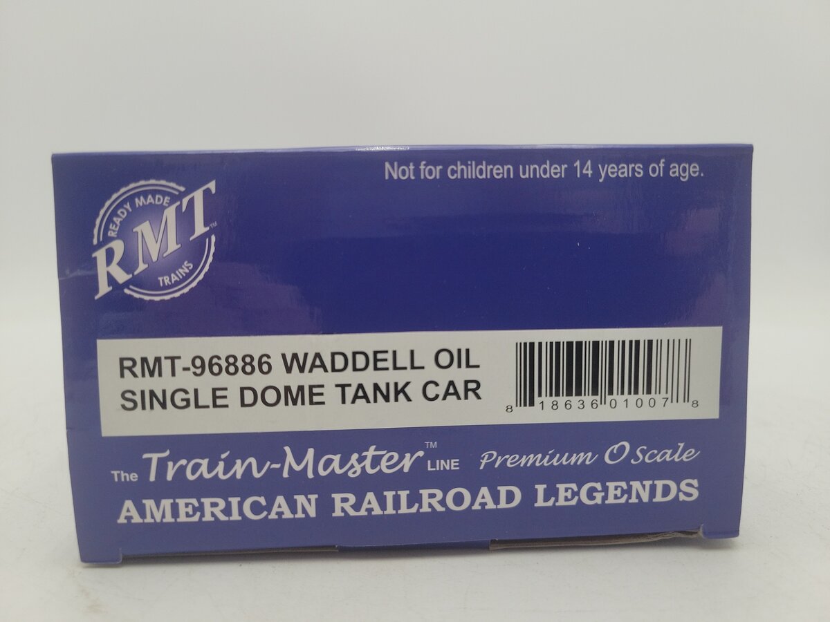 RMT 96886 O Waddell Oil Single Dome Tank Car EX/Box