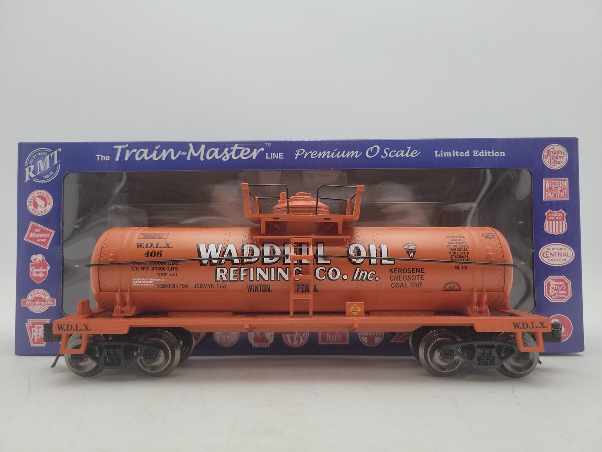 RMT 96886 O Waddell Oil Single Dome Tank Car EX/Box