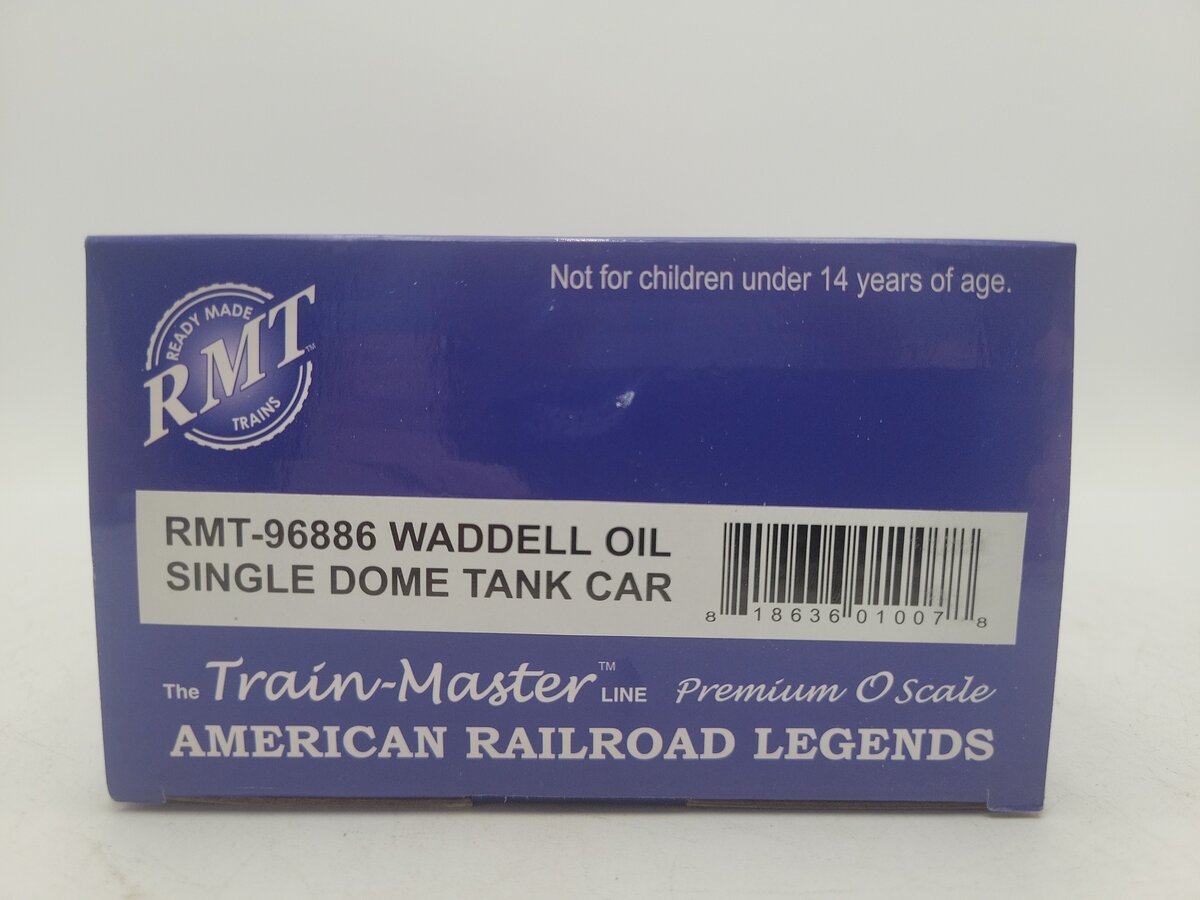 RMT 96886 O Waddell Oil Single Dome Tank Car EX/Box