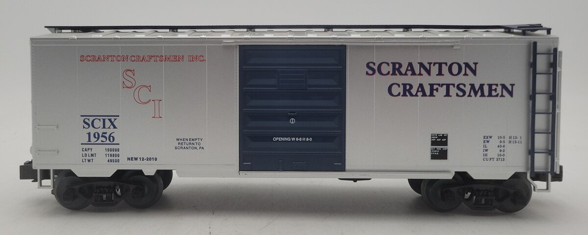 Weaver O Gauge Limited Edition Scranton Craftsmen 40' Boxcar #1956 (3 Rail) EX/Box