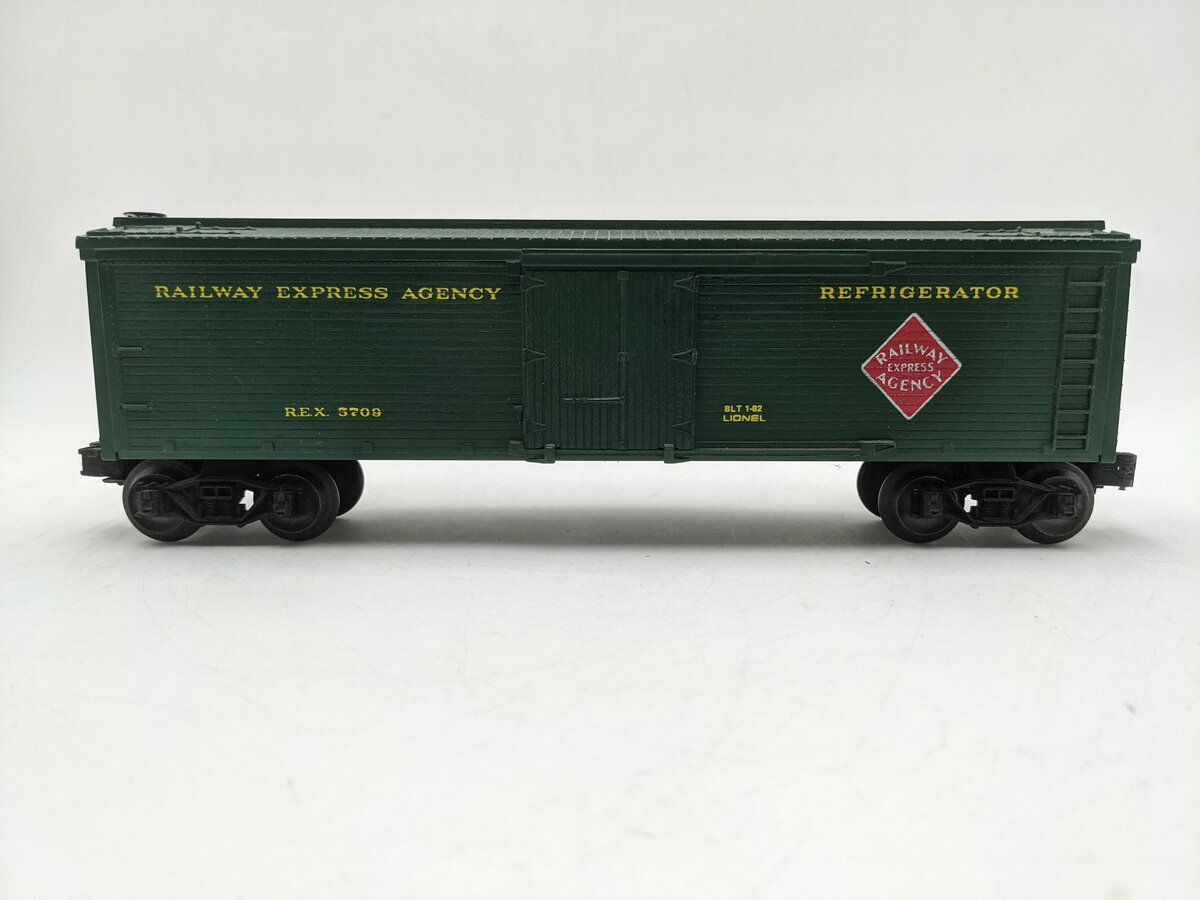 Lionel 6-5709 O Gauge Railway Express Agency Woodside Reefer EX