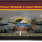MTH 20-95346 O U.S. Army 60' Flat Car with 2 M1a Abrams Tanks #40102 EX/Box