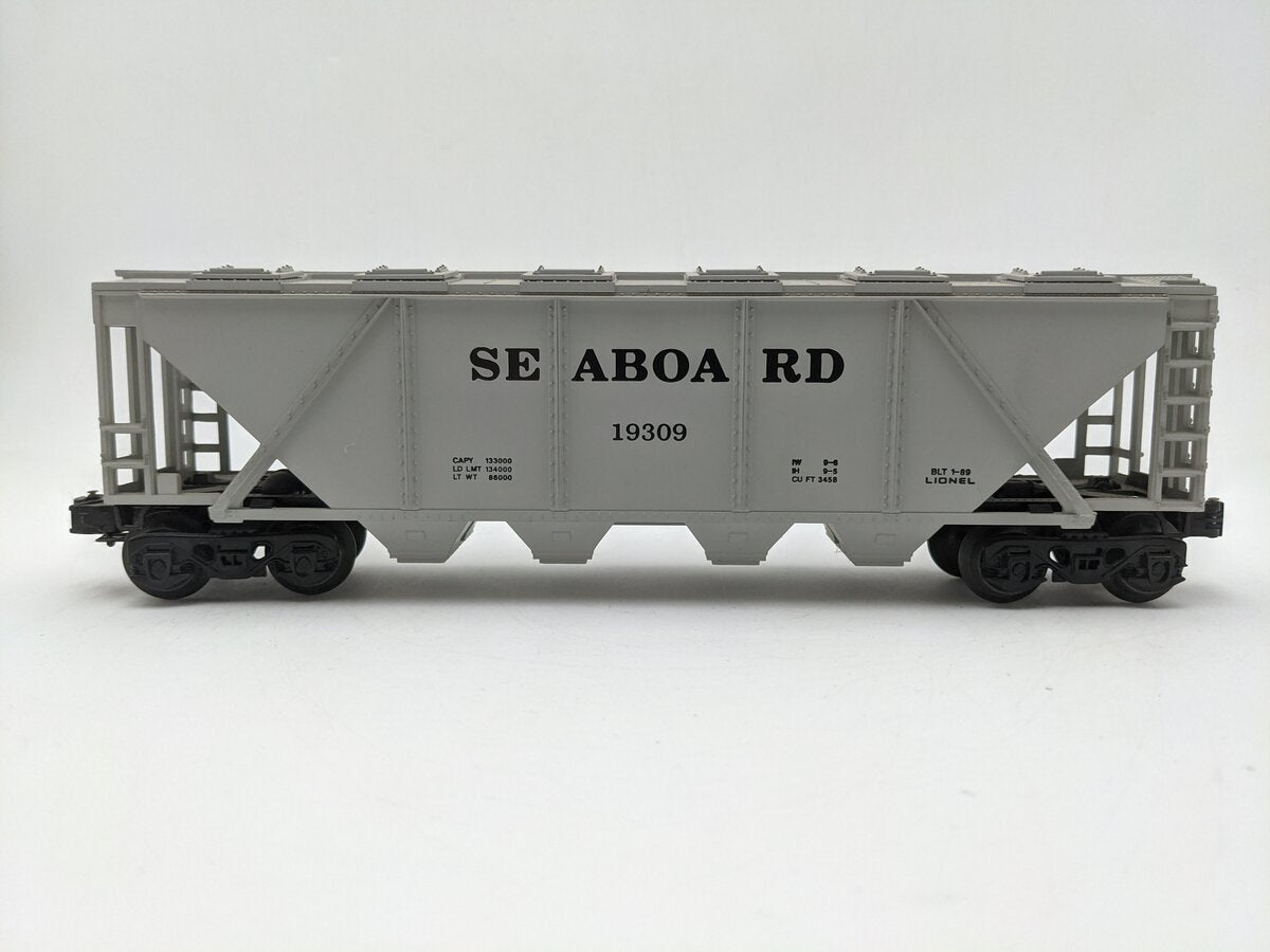 Lionel 6-19309 O Gauge Seaboard Quad Covered Hopper EX