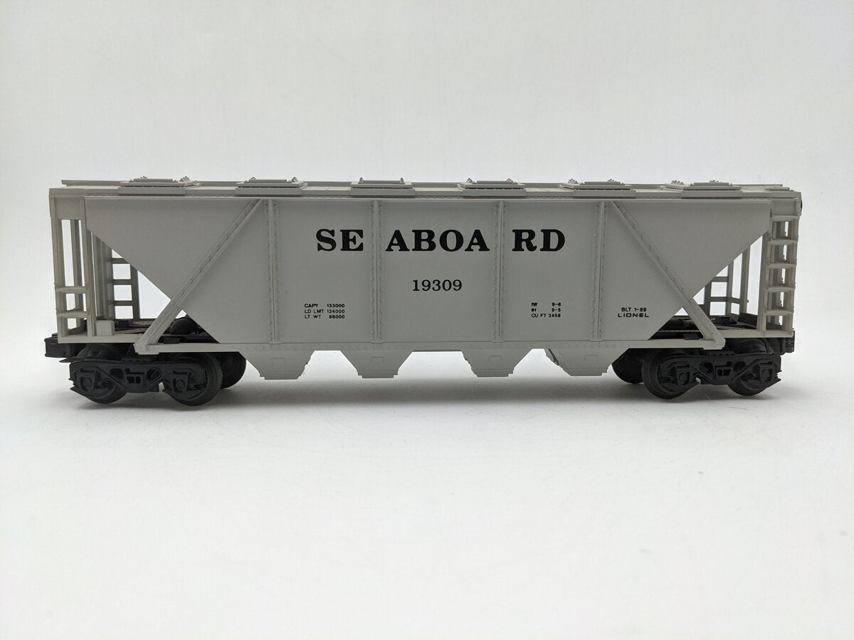 Lionel 6-19309 O Gauge Seaboard Quad Covered Hopper EX