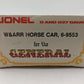 Lionel 6-9553 O Gauge Western & Atlantic Horse Car EX/Box