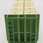 Weaver 615969 O Scale Burlington Northern 50' Bulkhead Flatcar EX