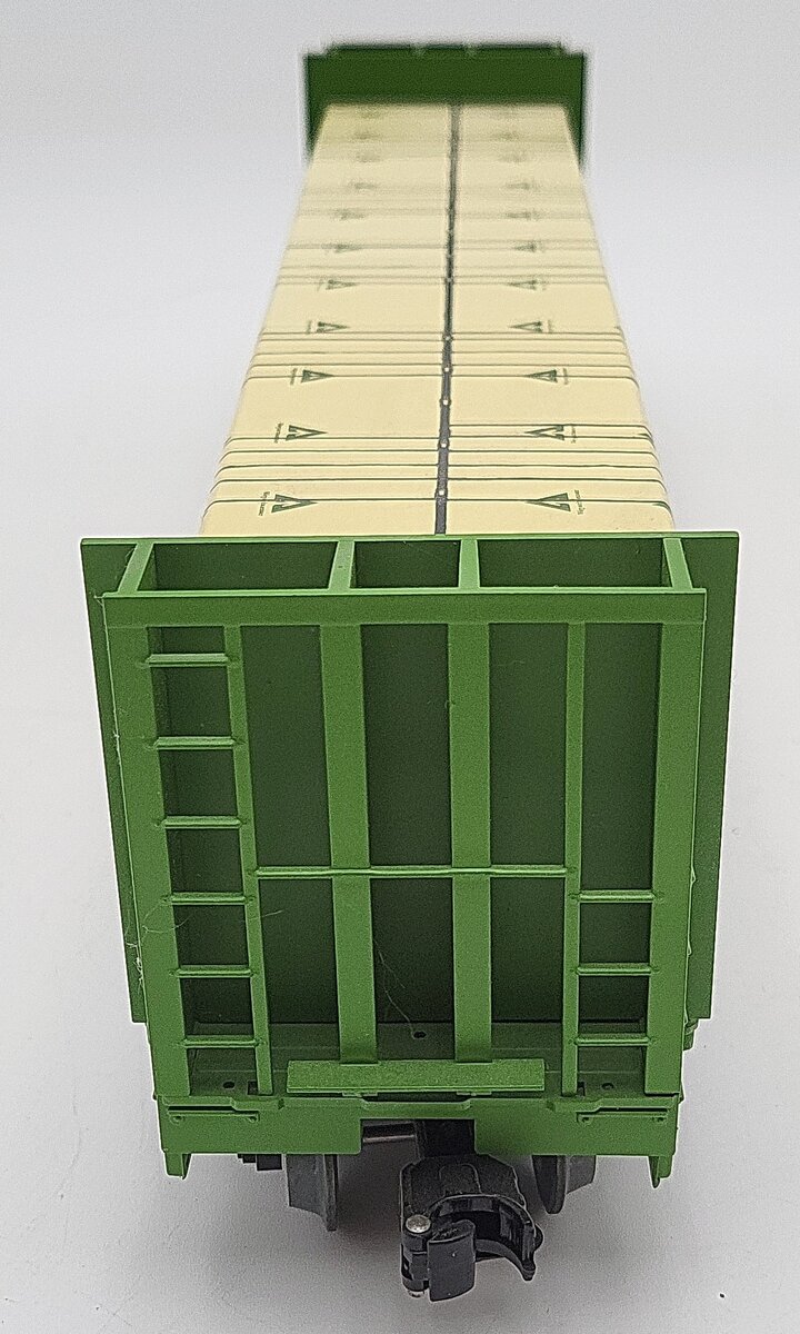 Weaver 615969 O Scale Burlington Northern 50' Bulkhead Flatcar EX