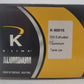 K-Line K90016 O Gauge Great Northern Extruded Aluminum Tank Car #100040 VG/Box