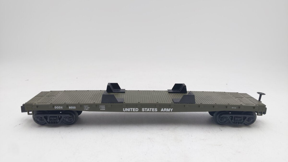 MTH 30-76770 O U.S. Army Flatcar #8050 EX/Box