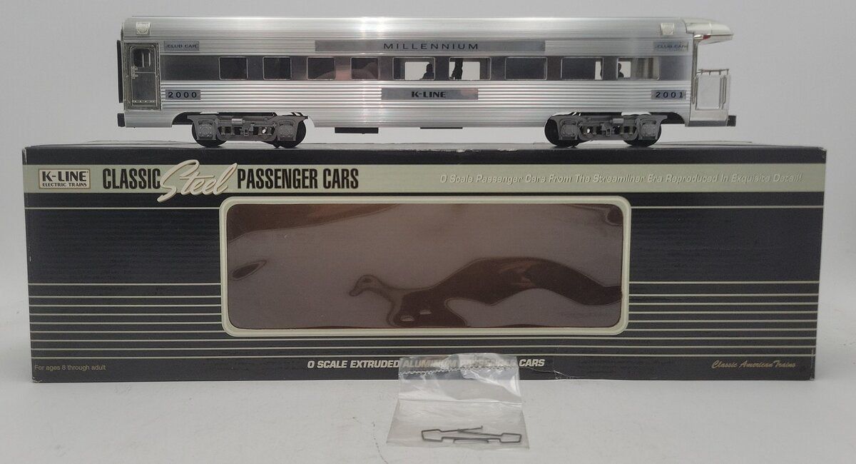 K-Line K4601 O Gauge Millennium Aluminum Passenger Car #2000/2001 EX/Box