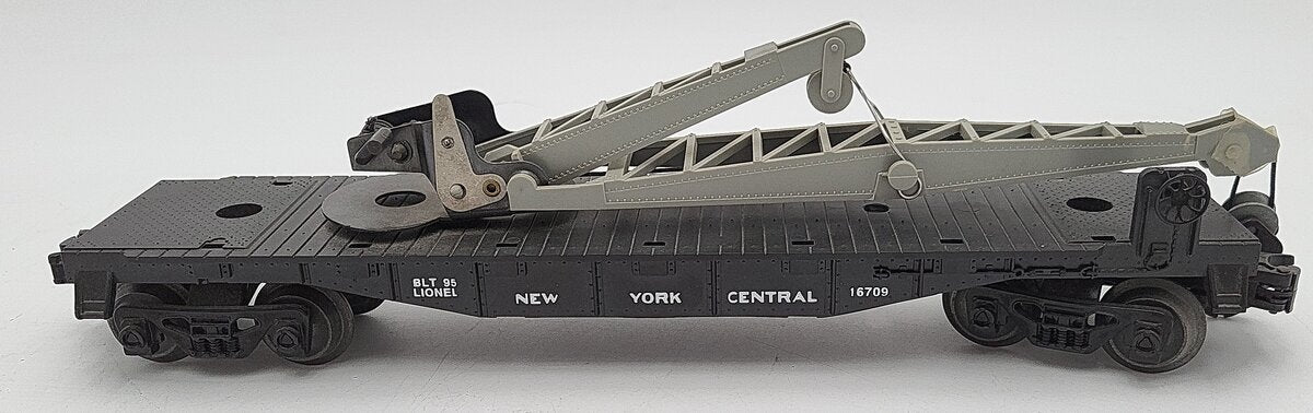 Lionel 6-16709 O Gauge New York Central Derrick Car EX