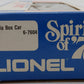 Lionel 6-7604 O Gauge State of Georgia Boxcar #7604 EX/Box