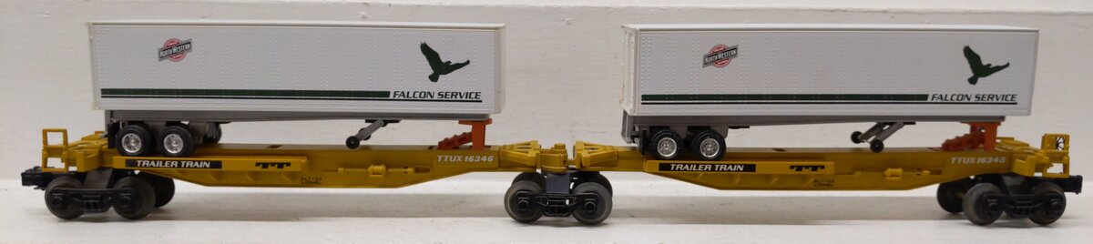 Lionel 6-52042 O BN TTUX Flatcar with Trailer EX/Box