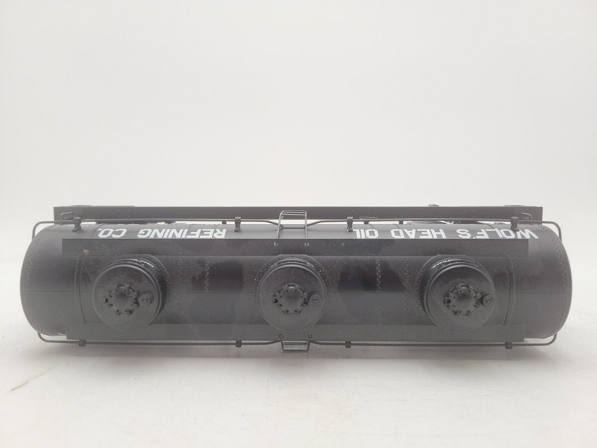 MTH 30-73458 O Wolf's Head Oil Triple Dome Tank Car VG