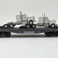 Lionel 6-17515 O Gauge Norfolk Southern Flatcar with 2 Semi Tractors EX