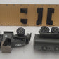 MTH 20-92214E O Gauge U.S. Army Flat Car w/(2) Tank Trucks #609346 EX/Box