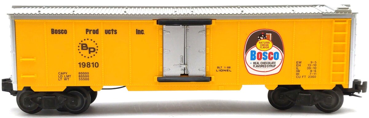 Lionel 6-19810 Bosco Operating Milk Car (Car Only) LN
