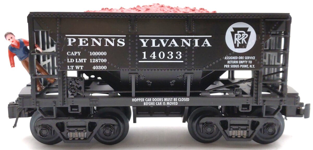 RMT O 96715-1 Pennsylvania 70-Ton Ore Car w/load # 14033 LN