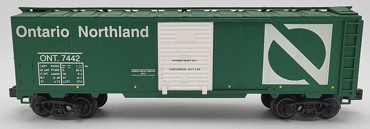 Crown Model Products O Gauge Ontario Northland Boxcar #7442 LN